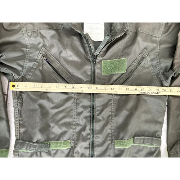 Air Force Pilot Coveralls Jumpsuit Flyers CWU-27/P Military Sage Green 42R - Picture 5 of 9